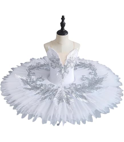 Tutu De Ballet Professionnel Pour Filles - Élasthanne Doux - Taille 110 à 160 Cm - Idéal Spectacle, Fête, Cadeau