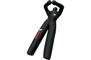 BULL DOZA FIGHT WEAR Self-Fill 5ft (152cm) Grappling Dummy – Jiu-Jitsu Dummy for Advanced BJJ, Wrestling, Judo, Ground and Pound, and MMA Training