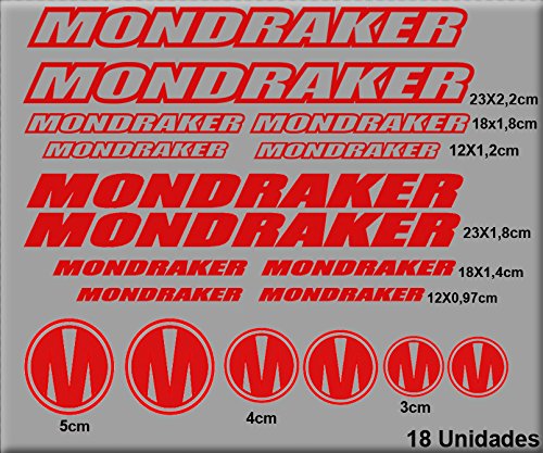 PEGATINAS MONDRAKER R51 STICKERS AUFKLEBER DECALS AUTOCOLLANTS ADESIVI