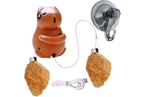 AZONELIFE Giocattolo Interattivo Intelligente per Gatti, Elettrico da Appendere alla Porta, con Campana e Gancio, Ricaricabile da Appendere, Gioco Stimolante per Gatti da Interni per Caccia ed Esercizio