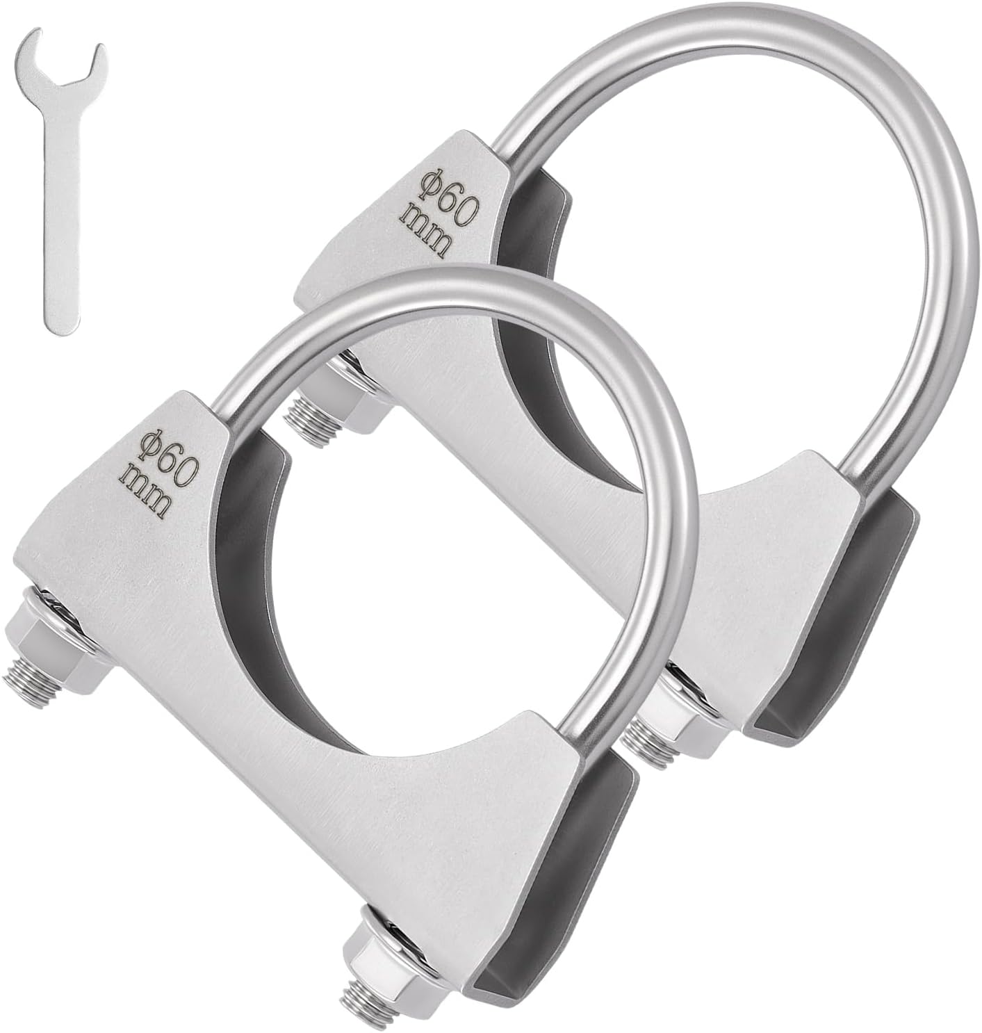 Abschließendes Testurteil & Bewertung : BDFHYK Auspuffschelle 60 mm U-Bügelschelle Ro