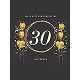 30. Geburtstag Gästebuch Vintage Deko zur Feier vom 30.Geburtstag