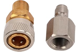 NAROOTE Adapter do Szybkiego Mocowania Pcp Zbiornik Powietrza Pcp Wiatrówka, Szybkozłącze 1/8 BSPP Szybkie Rozłączanie Zwalnianie ładowania Złącze żeńskie Akcesoria