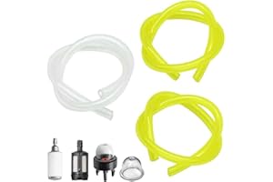 ZAMDOE Kit de Manguera de 3 líneas de Combustible con Filtro de Combustible y Bombilla de imprimación, para Poulan Weedeater Craftsman Husqvarna Trimmer Motosierra Soplador Zama Stihl