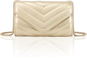 Jywmsc Damskie torebki ze skóry PU stylowa designerska torebka wieczorowa kopertówki małe pikowane torby na ramię crossbody