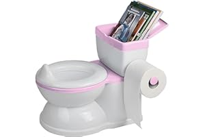 ASENME-BABYBOND Orinal infantil para bebé y niños con sonido de descarga. (Rosa)