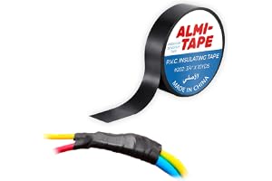 PESCADOR PVC Electrical Insulation Tape (1 Count, Black)