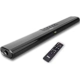 Sound Bar, Sound Bar for TV, Soundbar with Built-in Subwoofer, Wired & Wireless Bluetooth 5.0 Speaker for TV, HDMI/Optical/Au