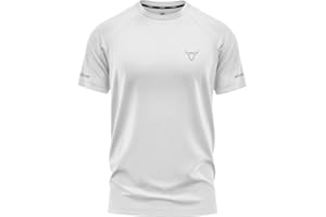 TORO ACTIVA Mens Short Sleeve T-Shirts Workout Athletic Fit Moisture Wicking Fast Drying Reflective Logo Sports T-Shirts Tops