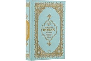 Der edle Koran - Deutsche Übersetzung von Frank Bubenheim mit QR-Code, Mintgrün (Hardcover) Gebundene Ausgabe