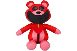 QuaHom Smiling Critters Plush, 12in BobbyBearHug Plush Funny Smiling Critters Plushies, Cute Stuffed Animal Pillow Doll Toys for Fans Kids Boys Girls Birthday Thanksgiving Christmas (Bobby BearHug)