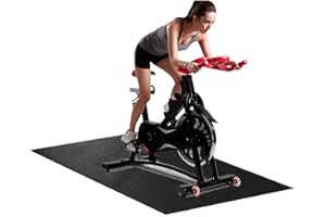 YAJIMSA protection sol pour appareil fitness antidérapant 3 mm Tapis d'entraînement yoga sol pour vélo d'appartement vélo elliptique rameur protection multifonction