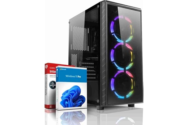 SHINOBEE Basic Gaming PC AMD Ryzen 5 3400G 8 Threads 4.20 GHz • 16 Go DDR4 • AMD Radeon™ RX Vega11 Graphics • 512Go SSD • Windows 11 • WLAN • #7501