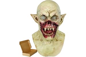 molezu Vampir Maske Gruselige Monster-Maske Halloween-Kostüm-Party-Dämonen-Maske für Cosplay-Requisiten