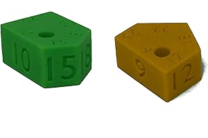 eTech4Us Scribe Offset Marking Blocks Tools set 9, 10, 12, 15, 18, 20, 22, 25, 30 mm increments ideal for builders, joiners carpenters shop fitters DIY