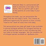 Image de Welcome Baby: A personalized gift book to welcome a new baby in the family