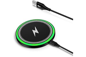 VEDFOAD 15W Wireless Charger Samsung Induktive Ladestation für Samsung Galaxy S25 Ultra/S24 FE/S23/S22/S21,Google Pixel 9/8/7/6,Schnelles Kabelloses Ladegerät Handy Induktions Ladegerät für iPhone 17/16/15/14