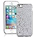Produktbild SMART LEGEND iPhone SE/5S/5 Weiche Silikon Hülle TPU Bumper Handyhülle Silber Muster Schutzhülle Backcover Crystal Kirstall Clear Etui Ultra Slim Design Glatt Weich Handytasche Soft Case Silicon Protective Cover Flexible Dünne zurück Schale