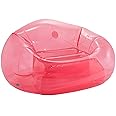 Intex Clear Pink Beanless Bag Chair, Inflated Size: 137cm x 127cm x 74cm (66501NP)