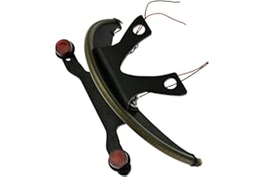 YHMTIVTU Motorcycle LED Fender Amber Smoked Lens Tail Light Bracket For Victory Vegas 2003-2017