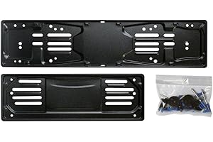 Cora 000116007 Set Portatarga 99, Metallo Anteriore e Posteriore con Kit Fissaggio