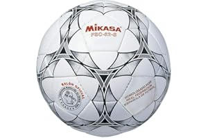 Mikasa FSC62S - Balón de fútbol Sala, Talla 4, Color Blanco/Negro