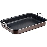 Tefal J1605902 Success Professional Aluminium Baking Dish with Handles - Brown - 27 x 37 x 4.5 cm