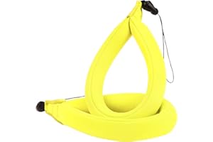 MoKo Waterproof Camera Float Strap, 2Pack Floating Foam Wrist Strap Hand Strap Fit Underwater Digital Cameras, Compatible with Nikon, Olympus, Canon, Camcorders, iPhone, Sunglasses - Yellow