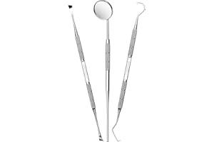 Dentaplex Zahnsteinentferner Zahnreinigung Set Zahnpflege Set für den Heimgebrauch Persönliche und Haustier-Mundhygiene Mit Zahnspiegel Zahnreinigung Zwischenräume