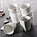 Produktbild Malacasa, Serie Rosana, 6 tlg. Set Kaffeeservice Cremeweiß Porzellan Kaffeetasse Tassen 4,75 Zoll / 12*9*10,5cm / 350ml Becher Teetasse Kaffeebecher-Set Bechersets für 6 Personen