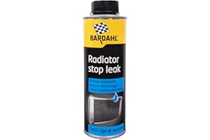 Bardahl - Radiator Stop Leak, Ferma Le Perdite d'Acqua del Radiatore, Azione Immediata, Nessun Smontaggio, Evita Le Perdite di Liquido, Adatto a Tutti i Tipi di Motore, Benzina, Diesel e GPL, 300 ml