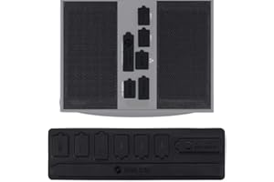 BURSTNINJA Staubschutz Set für Xbox Series X Konsole, 8 Anti-Staub Anschlüsse Stecker Silikon Staubstöpsel, 2 Pcs Staubdichtes Fliter Mesh-Set Dust Protective Zubehör für Xbox Series X Spielkonsole