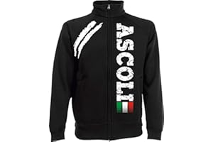 Vestipassioni Giacchino Ascoli Tifosi Ultras Calcio Sport dalla S alla XXL e 4 Colori Disponibili