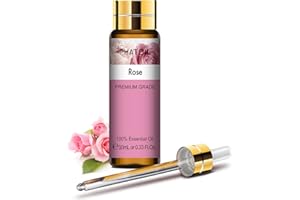 PHATOIL Huile Essentielle Rose 10 ml, Huiles Essentielles pour Diffuseur, Huile de Rose Pure Naturelle pour Aromathérapie