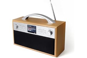 XORO DAB 250IR - tragbares DAB+/FM/Internetradio mit WLAN, Bluetooth, Spotify Connect, Podcast, 2.4 Zoll Farbdisplay, Weckfunktion, APP-Steuerung, Teleskopantenne