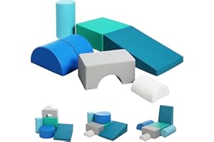 Wilwolfer Kletterspielzeug für Kinder: Farbenfroh Baby Klettern Indoor Schaumstoff Spielzeug - wasserdichte Leder Oberfläche - rutschfeste Basis - Ab 1 Jahr - Fördert Motorik