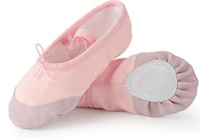 Soudittur Klasyczne Baletowe Buty Baleriny Dziewczęce Płótno Pilates Gimnastyka Podział Płaski Baletowy Miękkie Kapcie Damskie EU 21-44