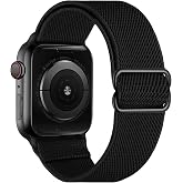Minesk Apple Watch i&ccedil;in Uyumlu Bilek Kalınlığına G&ouml;re Ayarlanabilir Yumuşak Kumaşlı ve İnce G&ouml;r&uuml;n&uuml;ml&uuml; Dayanıklı Sık Dokuma Ku