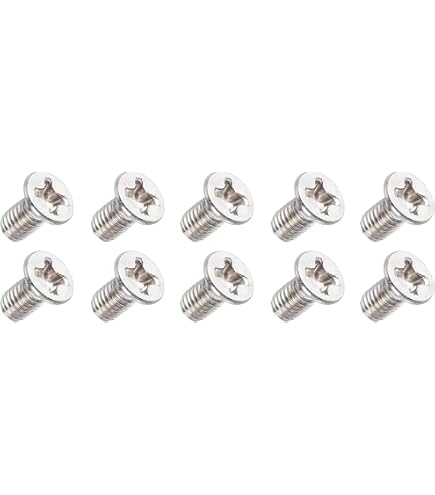 Tornillos De Cabeza Plana Hueca M3x20mm - Latón, Hexágono Interior, Pack De 24 Unidades
