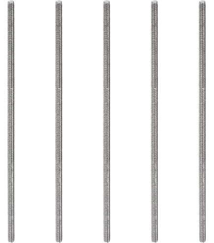 6 Tiges Filetées M8x100mm Acier Inox 304 - Filetage Entier Droite - Pour Bricolage Et Assemblage