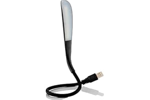 KamKorda USB Light USB Led Light Clip on Light USB Laptop Light USB Computer Light Dimmable Touch - Black