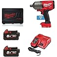 Milwaukee M18ONEFHIWF34-0X 18v M18 3/4in One-Key Fuel High Torque Impact Wrench with 2 x 5Ah Batteries, Charger and HD Carry Case