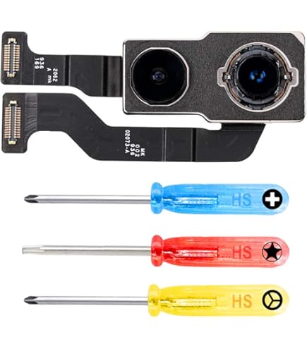 Lente Vetro Fotocamera Posteriore Per IPhone 11 - Ricambio Originale, Con Adesivo, Pinzette E Panno, Nero - Foto 11