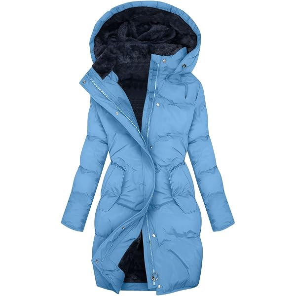 Manteau Doudoune Femme Hiver 2025 - Matelassé Chaud, Couleur Unie, Manches Longues Avec Poches - Style Décontracté Élégant - 8