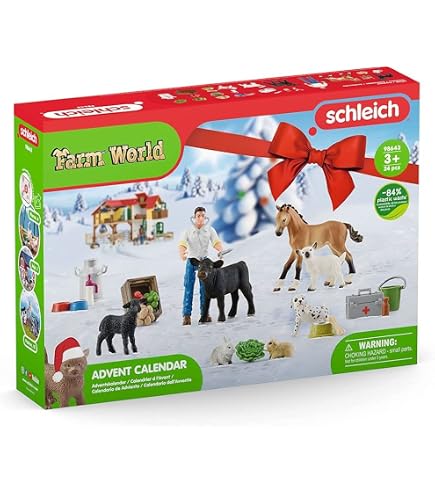 Schleich - Calendario Dell'Avvento 2016 Cavalli (97151) Con 27 Sorprese