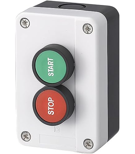 EIN-Knopf Steuerschalterbox, IP54, Grün – Druckknopf Für Toröffner & Automatik | Wetterfest, ABS