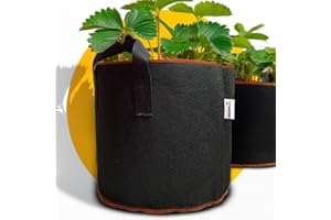simplelifeco UK 3-Pack Large Vegetable Grow Bags | Eco-Friendly Recycled Fabric Felt Growing Pots with Handles for Healthier Roots & Plants (7 Gallon / 30l Capacity) | B Corp