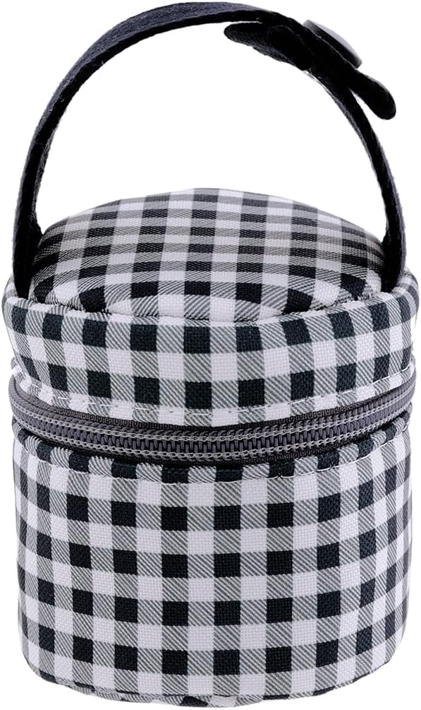 Cambrass - Portachupete Vichy Negro 8.5x8.5x11 cm