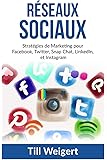 Reseaux Sociaux: Stratégies de Marketing pour Facebook, Twitter, Snap Chat, LinkedIn, et Instagram