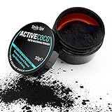 ActiveCoco Activated Charcoal Teeth Whitening Powder | 30 Grams 100% Coconut Charcoal | Active Coco Teeth Whitening Booster | More Effective Than Strips, Gels & Most Tooth Whitening Kits